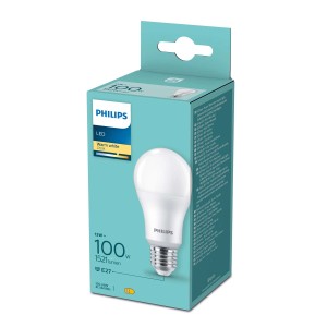 Żarówka LED E27 Philips w opakowaniu, ciepła biel, 13W, odpowiednik 100W