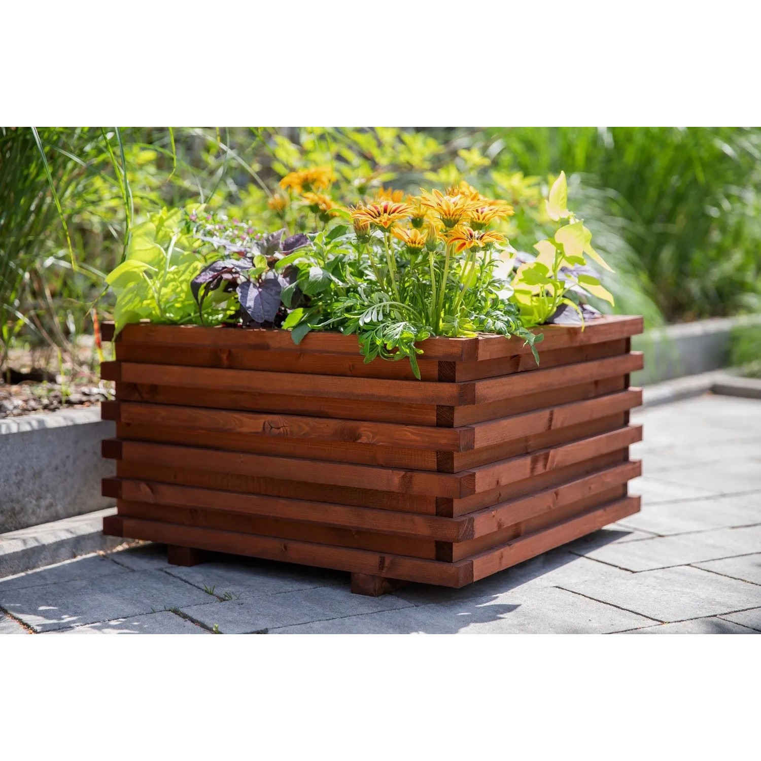 Werth-Holz Donica Torino teak - 59x59x33 cm