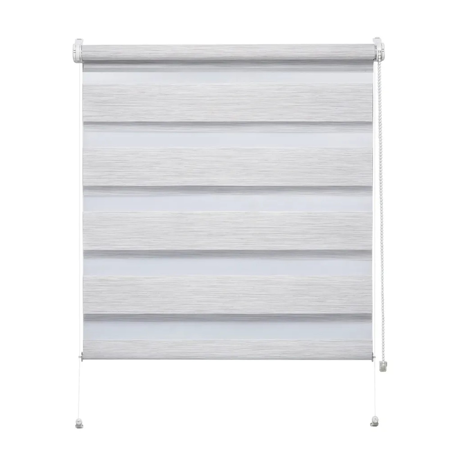 Mini roleta ZEBRA SILK Dzień/Noc stalowa 68 cm x 140 cm