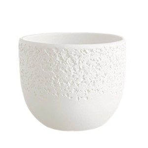 Osłonka Oman biała matowa - 16,5 cm