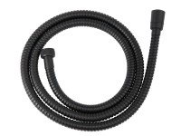 Wąż prysznicowy metalowy czarny