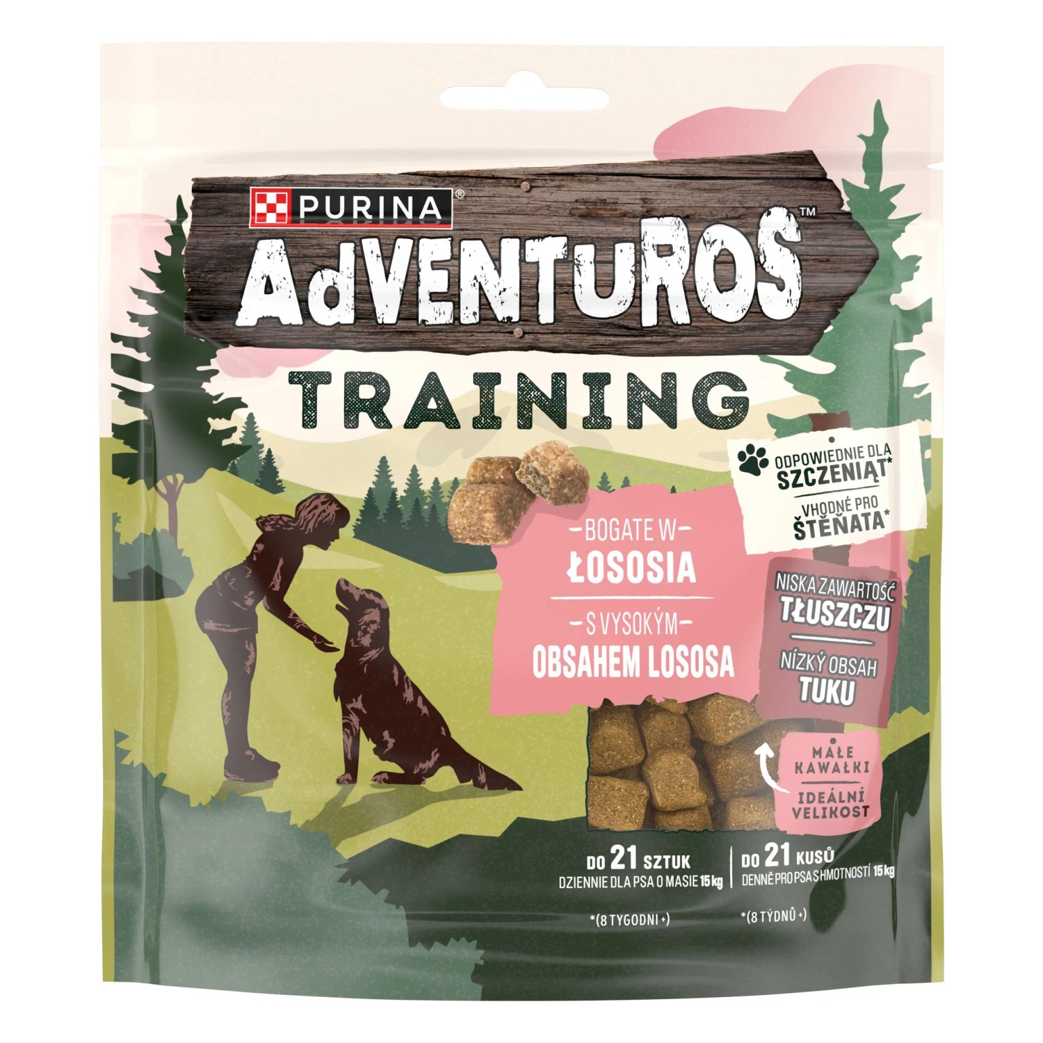 Purina AdVENTuROS Training Przekąski dla psów, bogate w łososia 115 g