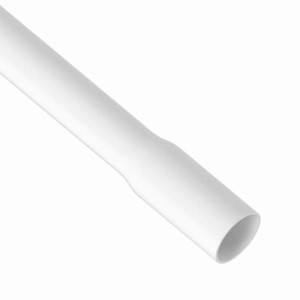 Biały kanał ochronny kabli