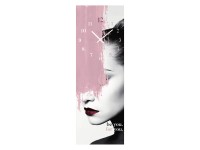 Zegar Glass Clock BE YOU 20 x 60 cm