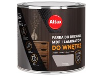 Farba do drewna ALTAX do wnętrz szary 400 ml