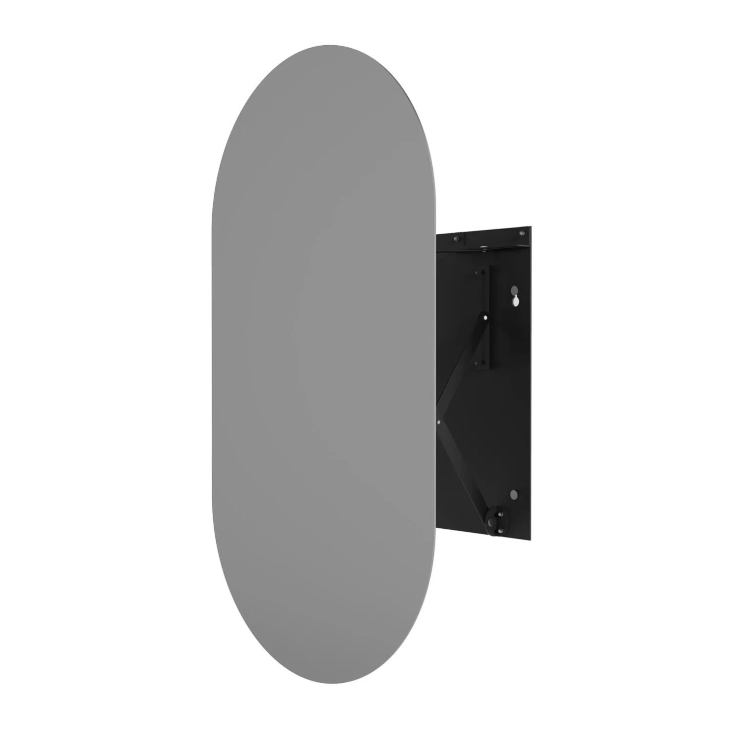 Lustro Laguna Czarne 50x90cm