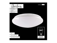 Goldlux Plafon BONIFACY okrągły 1xE27 20W śr. 26 cm biały