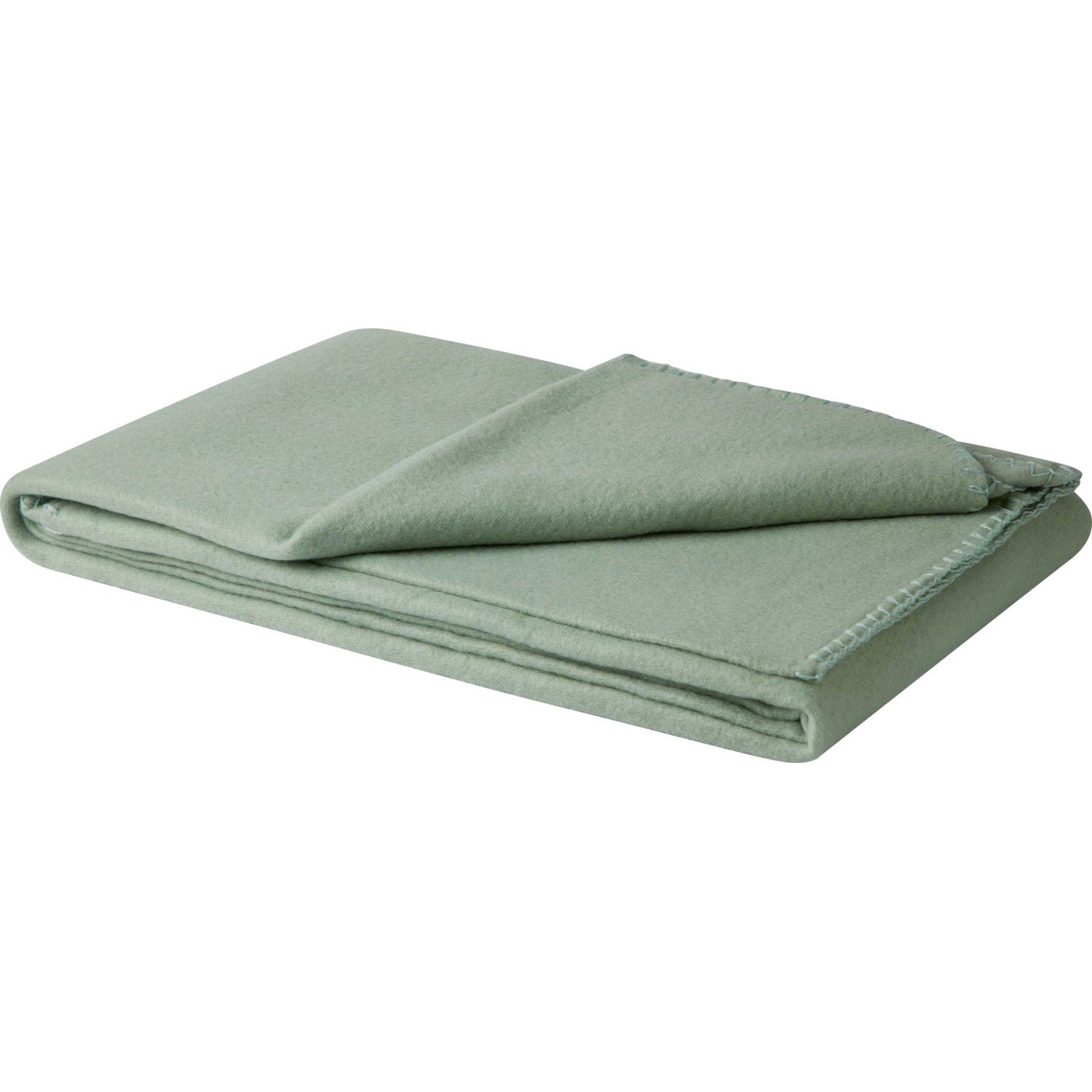 Koc polarowy 130 x 160 cm zielony