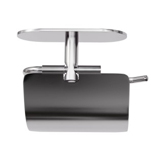 AGAS Uchwyt WC EA-4 inox z klapką 13,5x14,1