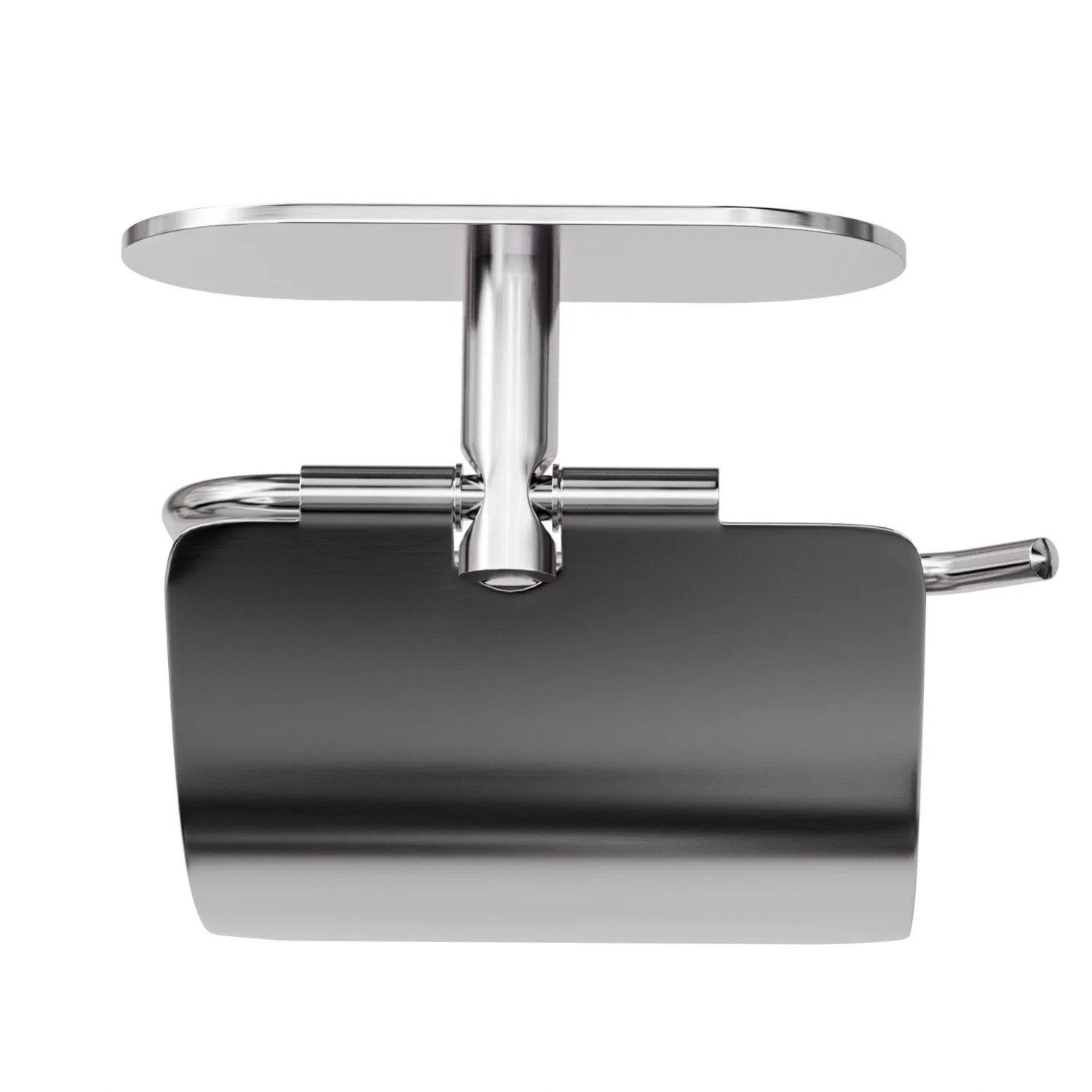 AGAS Uchwyt WC EA-4 inox z klapką 13,5x14,1