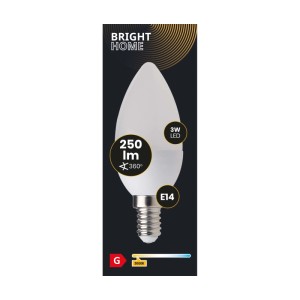 t.b.t. Żarówka LED E14, 3W, 250 lumenów, ciepła biel.