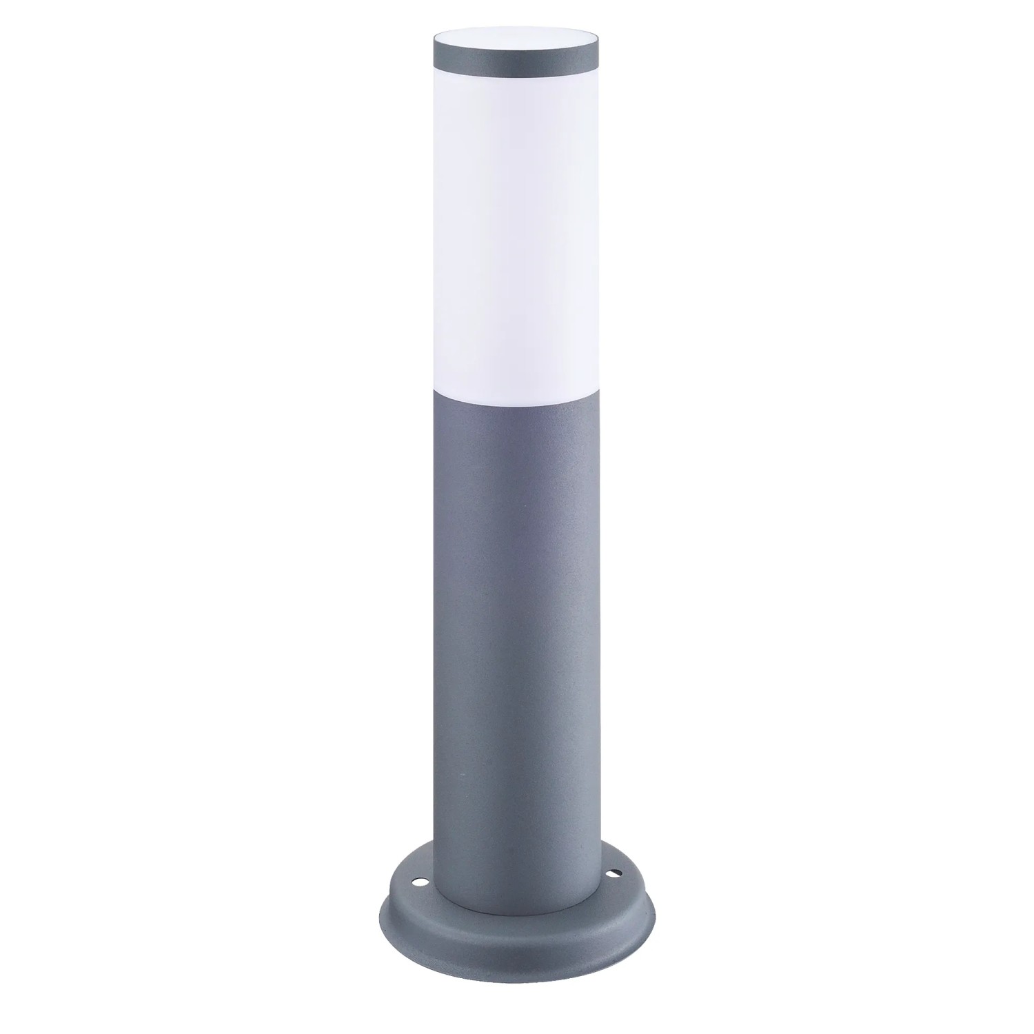 Polux Lampa ogrodowa OSLO 1xE27 40W wys. 44cm szara