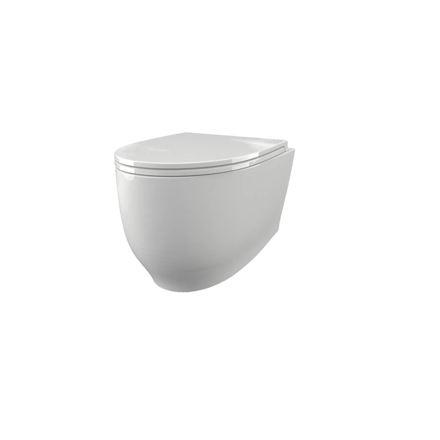 Miska WC Fox biała połysk 53x36