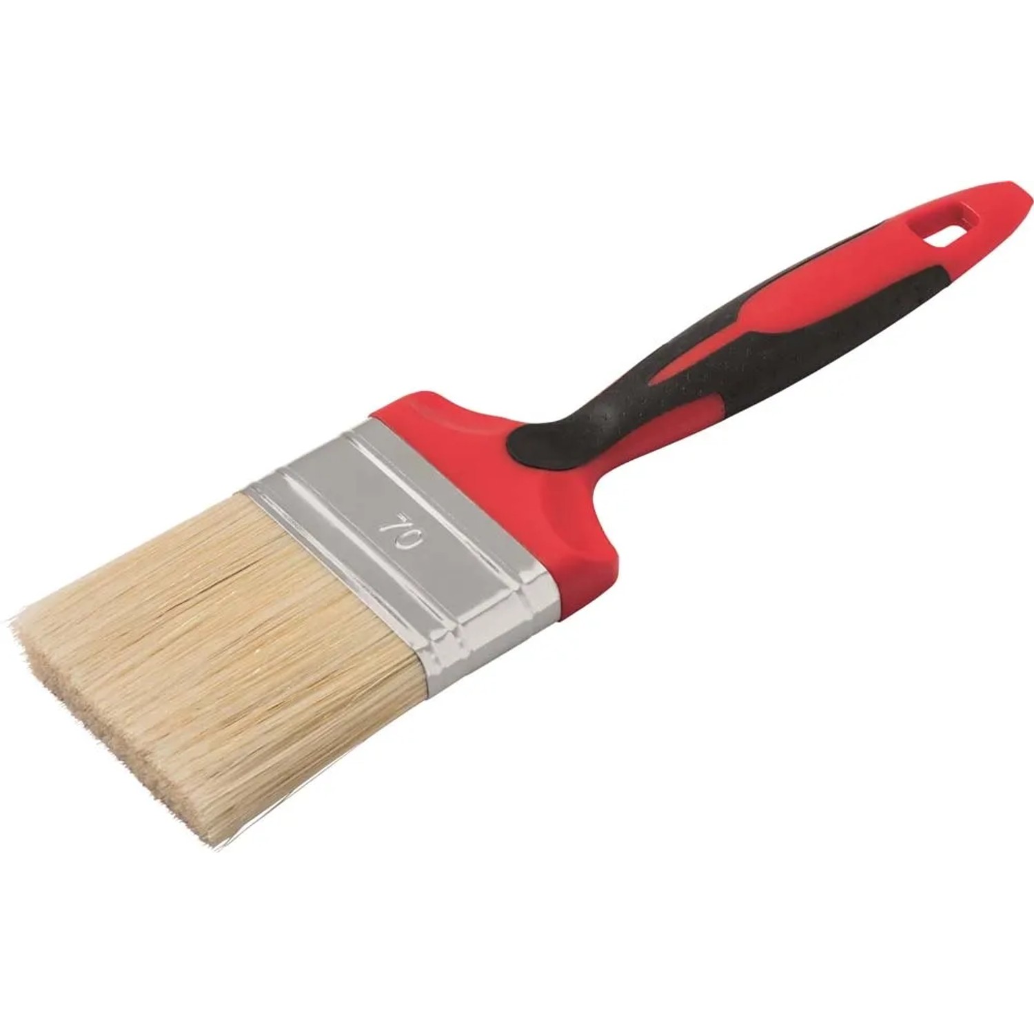LUX-TOOLS Pędzel płaski do farb rozpuszczalnikowych 70 mm