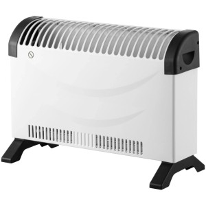 Konwektor elektryczny z termostatem - biały - max. 2000 W - 47 x 20 x 32,8 cm