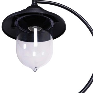 Goldlux Lampa ogrodowa DAKOTA 1xE27 max. 12W IP44 wys. 100cm czarna