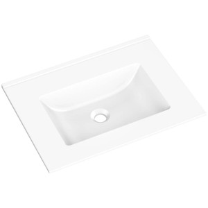 t.b.t. blat umywalkowy nablatowy, biały.