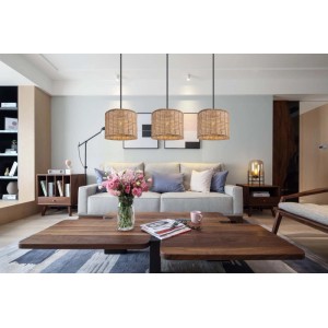 Reality Lampa wisząca BISMILLA 3xE27 40W czarna