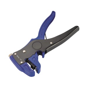 LUX Classic Szczypce do zdejmowania izolacji, 170 mm, ze śrubą regulacyjną i funkcją cięcia kabli.