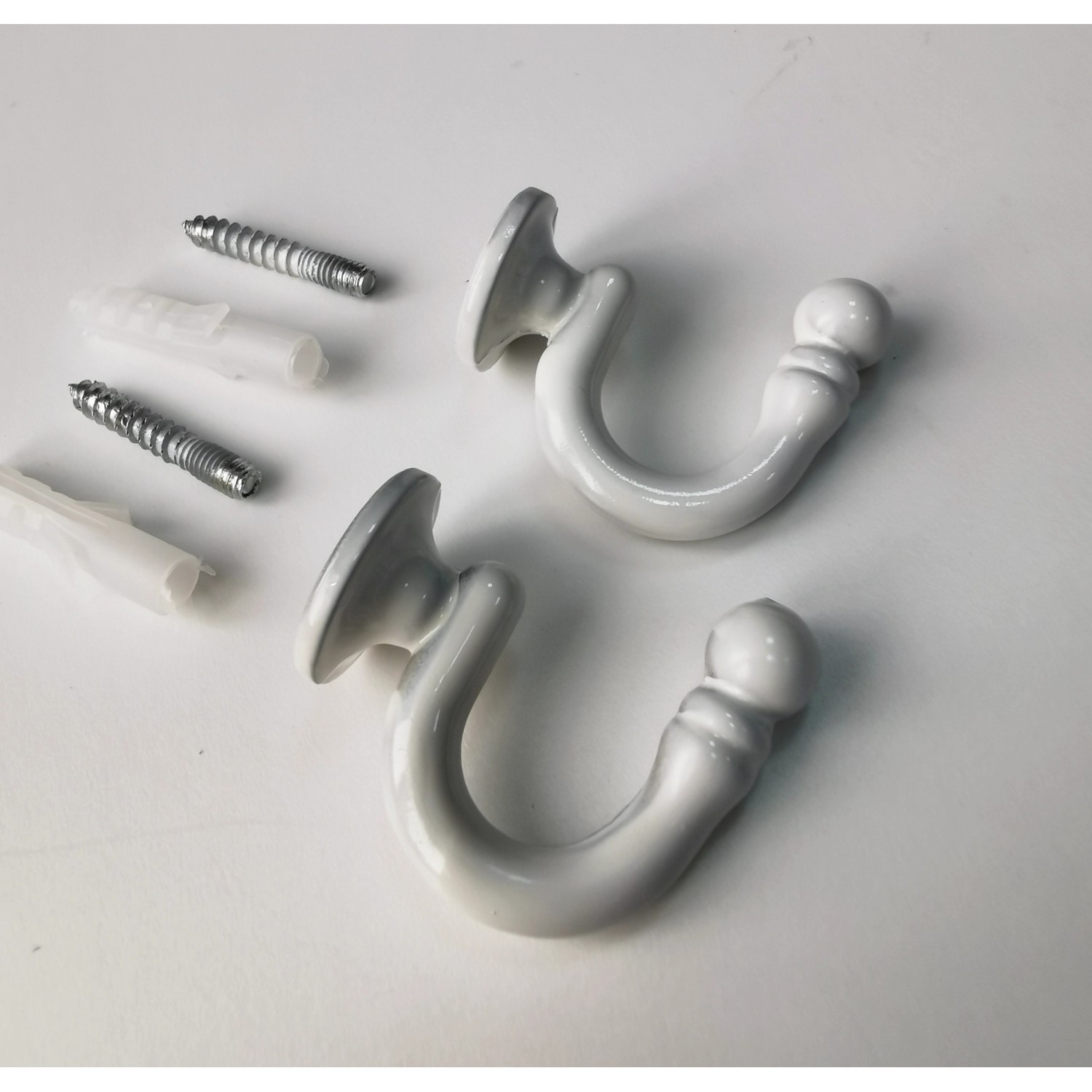 Haczyk drapujący do karnisza SOHO/ CITY biały