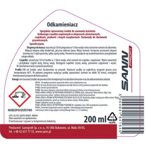 Sann Profi Odkamieniacz 200 ml
