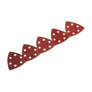 Zestaw trójkątnych tarcz szlifierskich LUX Delta Classic, Ø 96 mm, 20 sztuk do szlifierek trójkątnych.