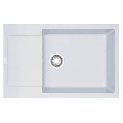 Franke Zlew 1-kom. z ociekaczem MRG 611-78 XL, biały 78 x 50 cm