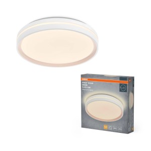 Lampa sufitowa LED Osram Orbis Noemi, okrągła, biała, z ciepłym białym światłem i funkcją Click-Dim. Nowoczesny design.