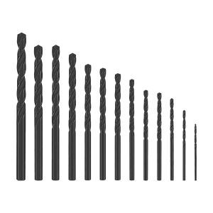 Zestaw wierteł do metalu Einhell, 13 sztuk, HSS-R, Ø 1,5-6,5 mm, do precyzyjnego wiercenia w metalu.