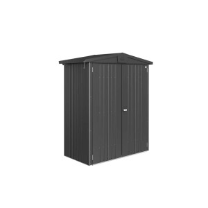 Metalowy domek narzędziowy Biohort Europa, ciemnoszary metalik, 1,3 m².