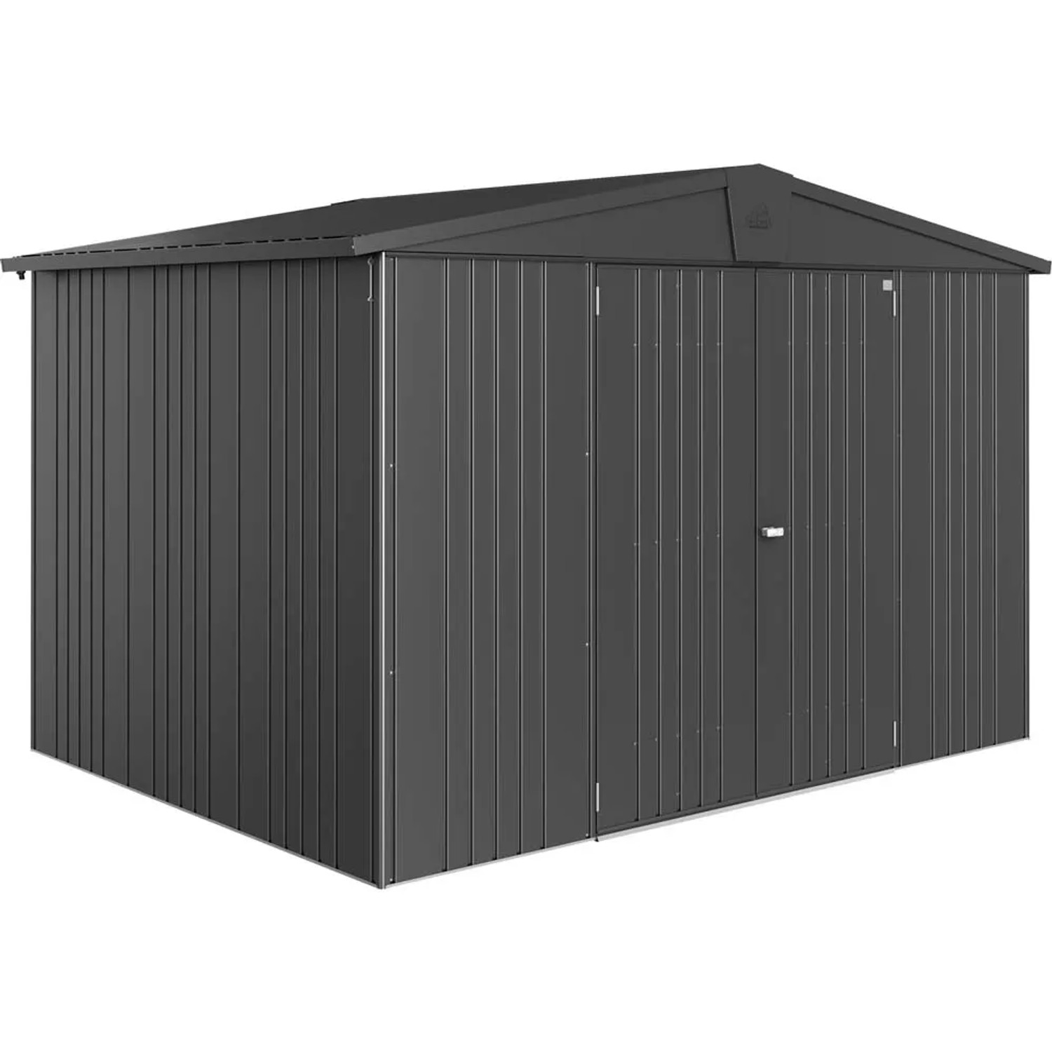 Biohort Domek ogrodowy ciemnoszary drzwi podwójne - 316 x 228 cm