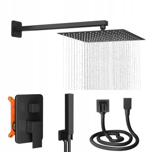 Granitan Zestaw prysznicowy podtynkowy Paje czarna