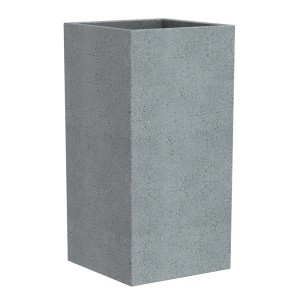 Donica Scheurich C-Cube, 38x38 cm, Stony Grey, mrozoodporna i odporna na promieniowanie UV.