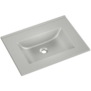 t.b.t. umywalka w kolorze szarym, umywalka nablatowa do łazienki i toalety dla gości.