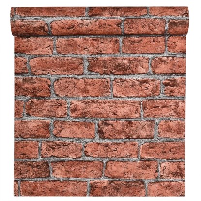 Tapeta winylowa na flizelinie CEGŁA czerwona