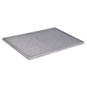 Kratka oczkowa ACO Vario 60x40 cm z prętem V, stal ocynkowana, do korytka odpływowego.