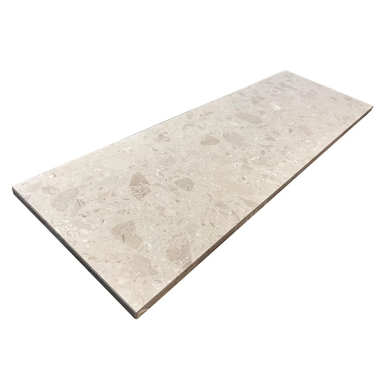 Knap Parapet z konglomeratu Botticino 92 cm x 30 cm x 2 cm