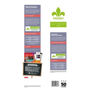 Ziemia do pelargonii i roślin balkonowych Kronen, 50 litrów.