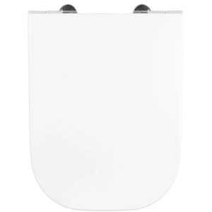 Deska WC Space biała wolnoopadająca 45x35x5