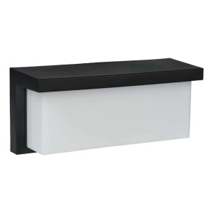DPM Kinkiet zewnętrzny LED 10W 4000K 1000lm IP54 szer. 24cm czarny