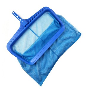 Siatka denna ze skrobakiem do basenów i spa ogrodowych - 49 x 41 cm