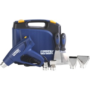 Opalarka Rapid R1800 w walizce z dyszami i skrobakami.