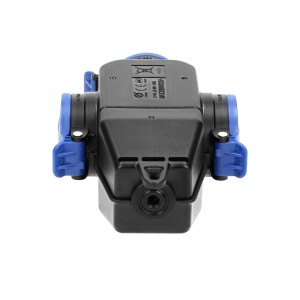 Rozdzielacz t.b.t., niebiesko-czarny.