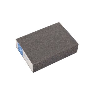 Gąbka ścierna LUX, średnio/drobnoziarnista, do drewna, metalu i lakieru. Narzędzie ścierne dla majsterkowiczów.