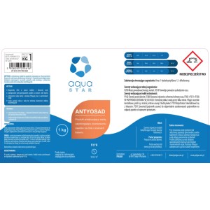 Aqua Star Płyn zmiękczający wodę basenową ANTYOSAD - 1 kg