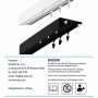 Kowalski Szyna aluminiowa z osłoną WIDE żabka 160 cm biała_6