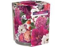 Świeca zapachowa w szkle kwiatowe inspiracje