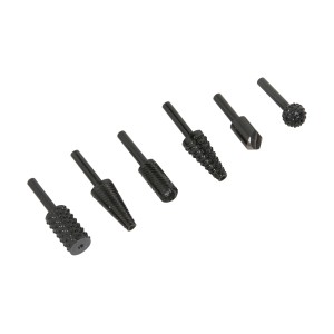 LUX Zestaw frezów, 6-częściowy do drewna i metalu, różne kształty.