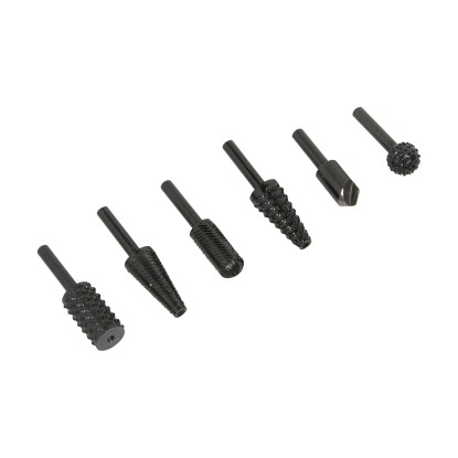 LUX-TOOLS Zestaw frezów trzpieniowych 6-częściowy