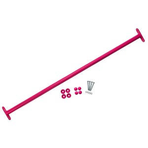 4IQ Drążek metalowy różowy dł. 125 cm, fi 32 mm